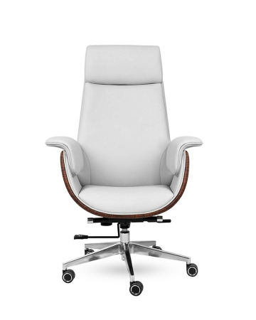 Scaun de Birou Admiral, Piele Ecologică Gri - King Home [5]