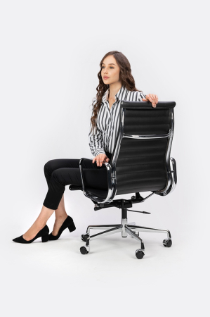 Scaun de Birou Aeron Prestige Plus, Aluminiu Negru Satinat - King Home [16]