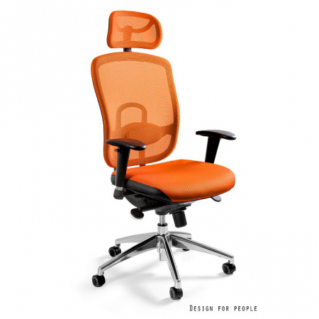 Scaun de birou ajustabil Vip diverse culori, spatar si tetiera tip mesh, W-80-1 - Unique [16]