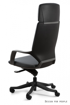 Scaun de birou Apollo, tapiterie personalizabila, baza si spatar plastic negru, inaltime reglabila, W-909-B-BL402 - Unique [2]