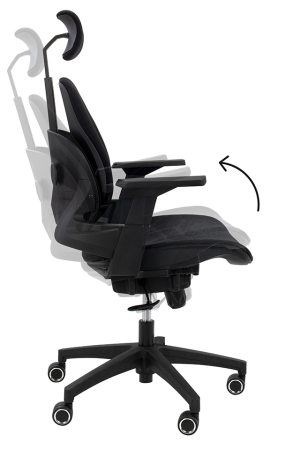 Scaun de Birou Ventiler, Negru - King home [1]