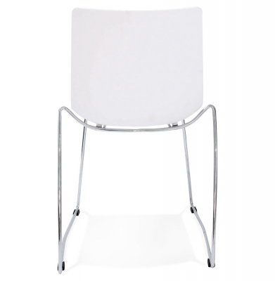 Scaun de design alb TIKADA polipropilena / otel, CH01160WH - Kokoon [3]