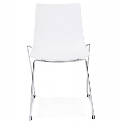 Scaun de design alb TIKADA polipropilena / otel, CH01160WH - Kokoon [1]