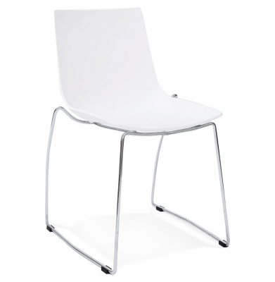 Scaune - Scaun de design alb TIKADA polipropilena / otel, CH01160WH - Kokoon