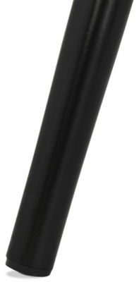 Scaun bar modern gri inchis Grey premium tapitat piele ecologica, picioare negre metal, BS01800DG - Kokoon [10]