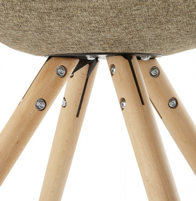 Scaun de design BOHEMY petice in stil scandinav material textil / lemn, CH01230DI - Kokoon [9]
