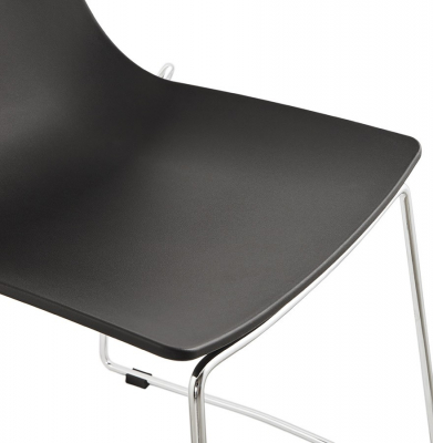 Scaun de design negru TIKADA polipropilena / otel, CH01150BL - Kokoon [6]