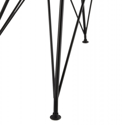 Scaun de design negru UMELA polipropilena / picioare negre metal, AC01480BL - Kokoon [9]
