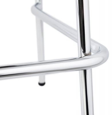 Scaun bar lemn curbat nuc Cobe II, design premium, picioare subtiri metal crom, BS01250WA - Kokoon [10]