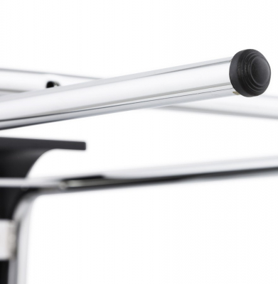Scaun bar negru mat lemn curbat Cobe II, picioare subtiri metal crom, BS00700BL - Kokoon [7]