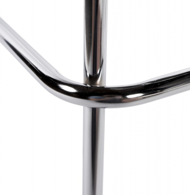 Scaun bar negru mat lemn curbat Cobe fara brate, picioare subtiri metal crom, BS00220BL - Kokoon [5]