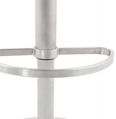 Scaun de design pentru bar KARU negru cu burete piele / otel inoxidabil, BS00990BL - Kokoon [10]