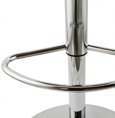 Scaun bar lemn indoit Madeira Premium, finisaj natur, picior metal crom inaltime reglabila, BS00920NA - Kokoon [11]