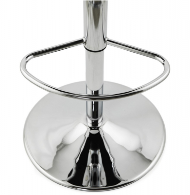 Scaun bar negru lemn indoit Madeira Premium, inaltime reglabila, picior metal crom, BS00910BL - Kokoon [13]