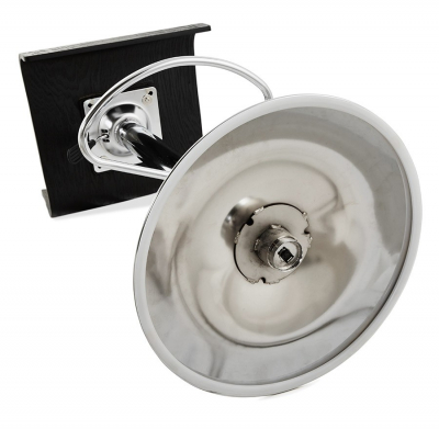 Scaun bar negru lemn indoit Madeira Premium, inaltime reglabila, picior metal crom, BS00910BL - Kokoon [14]