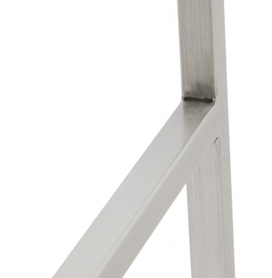 Scaun inalt bar negru tapitat piele ecologica Dod Premium, picioare otel, BS01210BL - Kokoon [12]