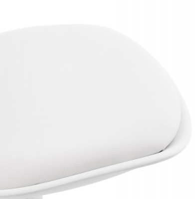 Scaun de design pentru bar reglabil SUKI alb / crom, BS00850WHWH - Kokoon [7]