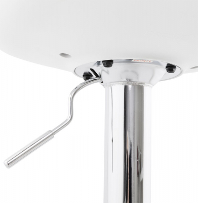 Scaun de design pentru bar reglabil SUKI alb / crom, BS00850WHWH - Kokoon [9]