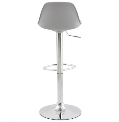 Scaun de design pentru bar reglabil SUKI gri / crom, BS01320GRGR - Kokoon [4]