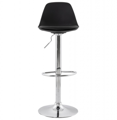 Scaun de design pentru bar reglabil SUKI Negru / Crom, BS00840BLBL - Kokoon [1]