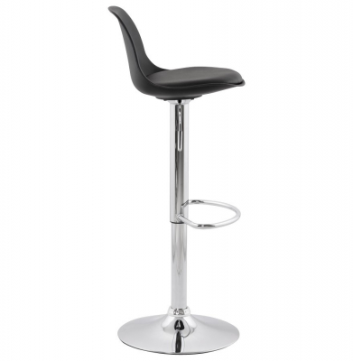 Scaun de design pentru bar reglabil SUKI Negru / Crom, BS00840BLBL - Kokoon [2]