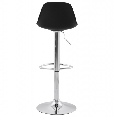 Scaun de design pentru bar reglabil SUKI Negru / Crom, BS00840BLBL - Kokoon [4]