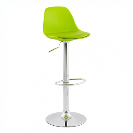 Scaune de bar - Scaun de design pentru bar reglabil  SUKI verde / crom, BS01310GEGE - Kokoon
