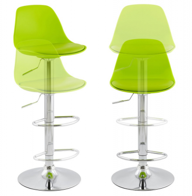Scaun de design pentru bar reglabil  SUKI verde / crom, BS01310GEGE - Kokoon [5]