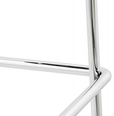 Scaun bar negru modern Reny II polipropilena, picioare subtiri otel crom, BS01340BL - Kokoon [11]