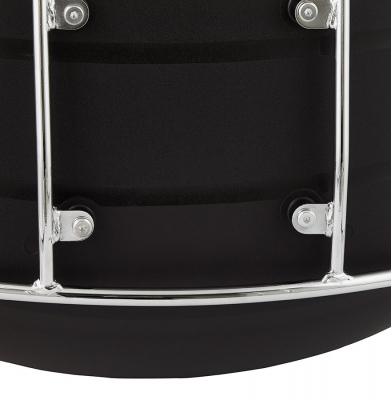 Scaun bar negru modern Reny II polipropilena, picioare subtiri otel crom, BS01340BL - Kokoon [14]
