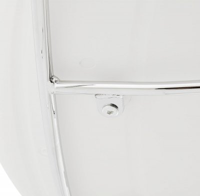 Scaun de design pentru bar Reny modern alb / crom / polipropilena, BS01150WH - Kokoon [8]