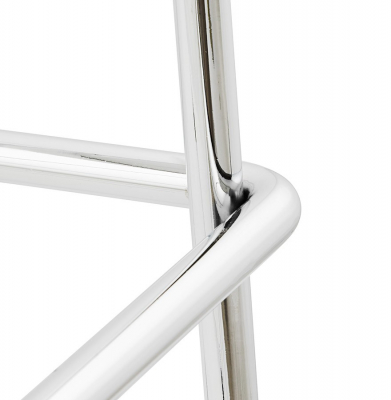 Scaun de design pentru bar Reny modern alb / crom / polipropilena, BS01150WH - Kokoon [9]