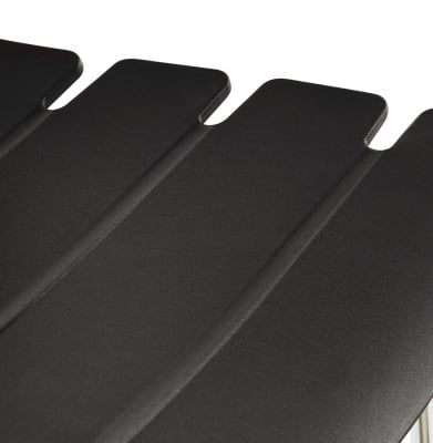 Scaun de design pentru bar RENY modern negru / crom / polipropilena, BS01140BL - Kokoon [6]