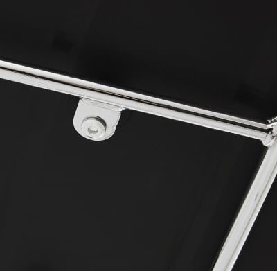 Scaun de design pentru bar RENY modern negru / crom / polipropilena, BS01140BL - Kokoon [8]
