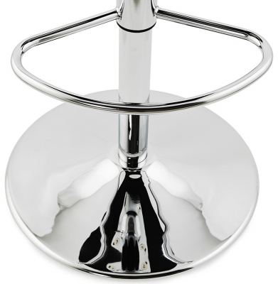 Scaun bar negru mat lemn curbat Santana Premium, picior metal crom, BS00940BL - Kokoon [13]
