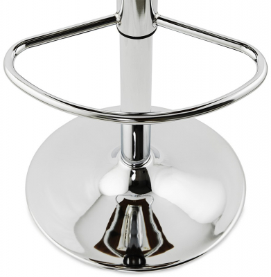 Scaun bar lux lemn curbat nuc Valnot, spatar jos, inaltime reglabila, picior crom, BS00950WA - Kokoon [12]