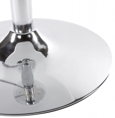 Scaun de design VICTORIA alb cu talpa otel - polipropilena / piele, CH00230WHBL - Kokoon [5]