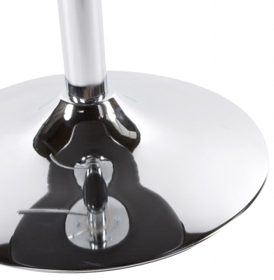 Scaun de design VICTORIA negru cu talpa otel - polipropilena / piele, CH00220BLWH - Kokoon [5]