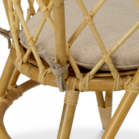   Scaun de dining Alvaro din ratan natural cu perne 118440 EICHHOLTZ [5]