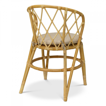  Scaun de dining Alvaro din ratan natural cu perne 118440 EICHHOLTZ [3]