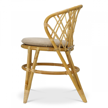   Scaun de dining Alvaro din ratan natural cu perne 118440 EICHHOLTZ [4]