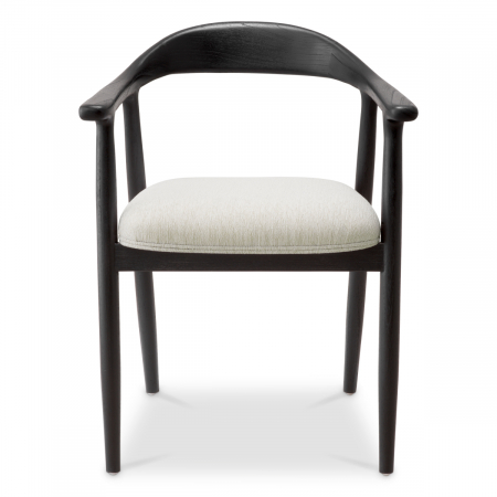   Scaun de dining Beale finisaj negru clasic sentier crem 118079 EICHHOLTZ [1]