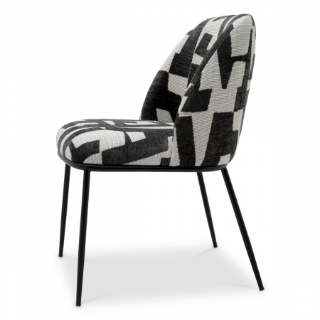   Scaun de dining Caleb brooklyn negru 118715 EICHHOLTZ [3]