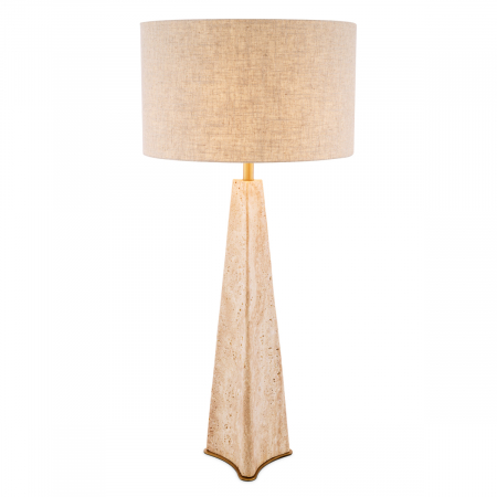   Lampa de masă Benson din travertin cu abajur 116917 EICHHOLTZ [3]
