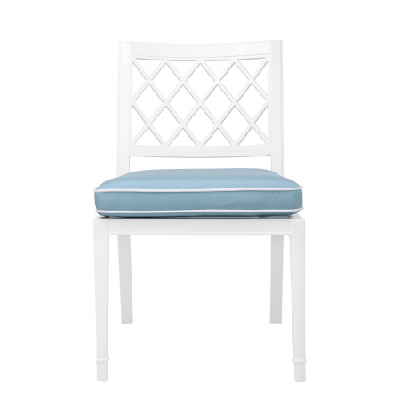  Scaun de dining exterior Paladium alb sunbrella albastru mineral 112847 EICHHOLTZ [1]