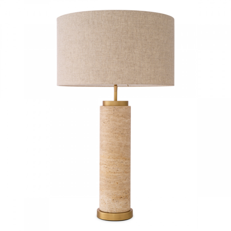   Lampă de masă Lxry travertin inclus abajur 116918 EICHHOLTZ [2]