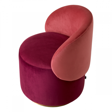   Scaun de dining jos Greer din catifea bordeaux savona 117961 EICHHOLTZ [3]