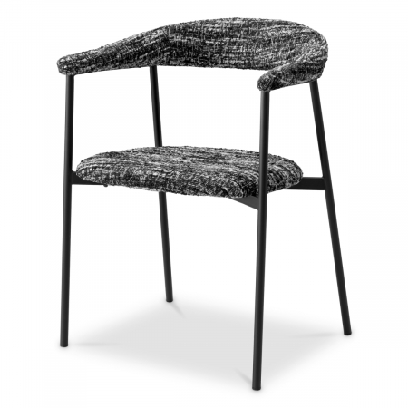   Scaun de dining Julio bouclé sonata negru set de 2 118713 EICHHOLTZ [2]