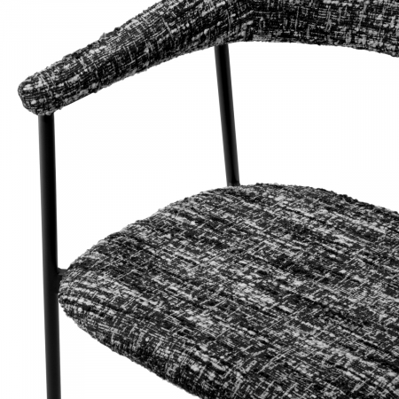   Scaun de dining Julio bouclé sonata negru set de 2 118713 EICHHOLTZ [6]