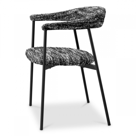   Scaun de dining Julio bouclé sonata negru set de 2 118713 EICHHOLTZ [4]